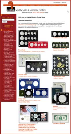 Capital Plastics Coin Holders and Coin Case Manufacturer